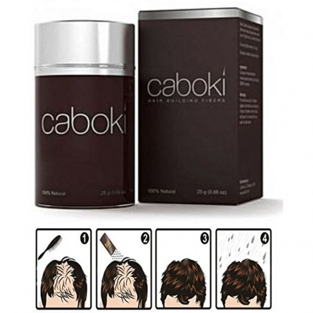 Caboki Hair Fiber - 25g DARK BROWN & Black