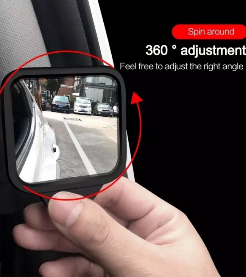 Car Adjustable Side Rear View Blind Spot Mirror