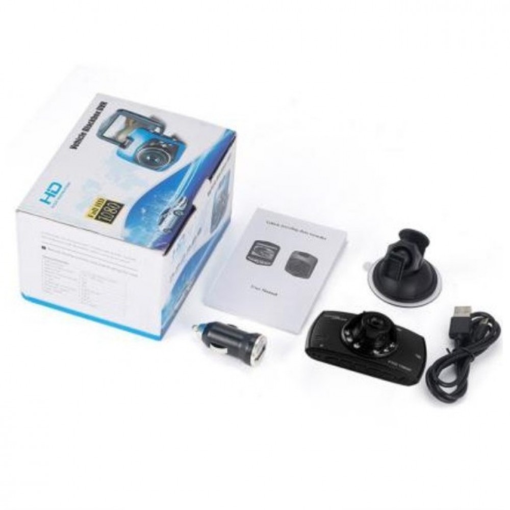 Car DVR Recorder Full HD 1080P Dash Cam Loop Recorder 6 fill lights Clear Night Vision Car Camera
