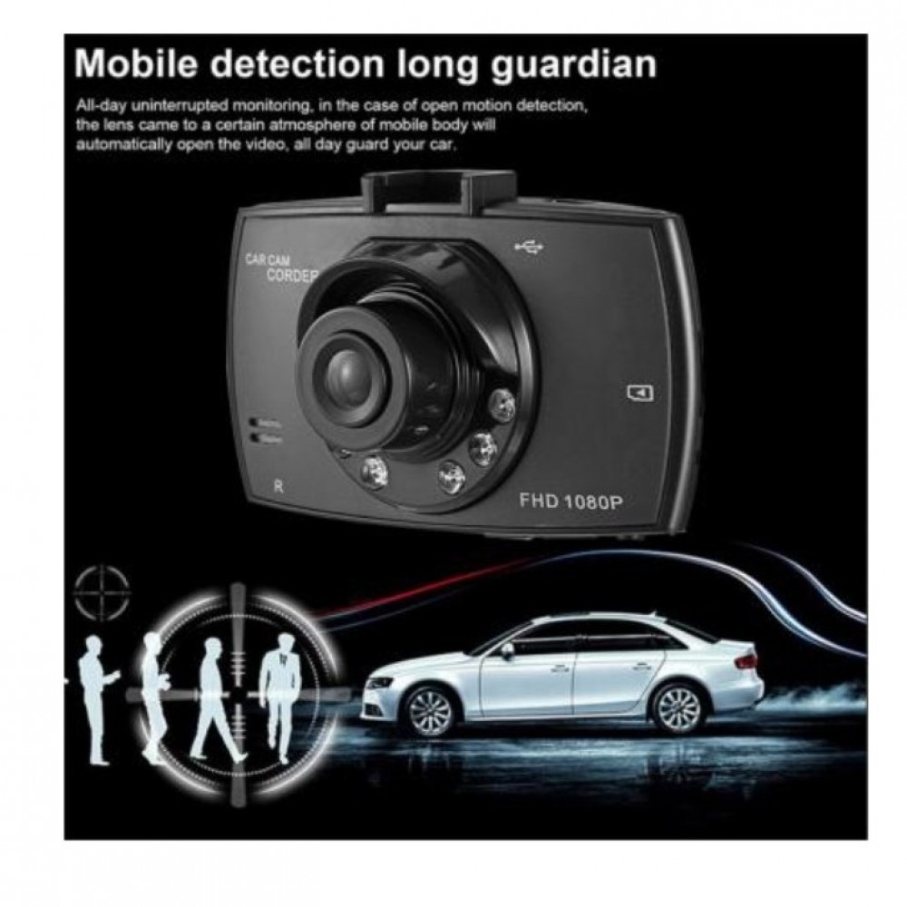 Car DVR Recorder Full HD 1080P Dash Cam Loop Recorder 6 fill lights Clear Night Vision Car Camera