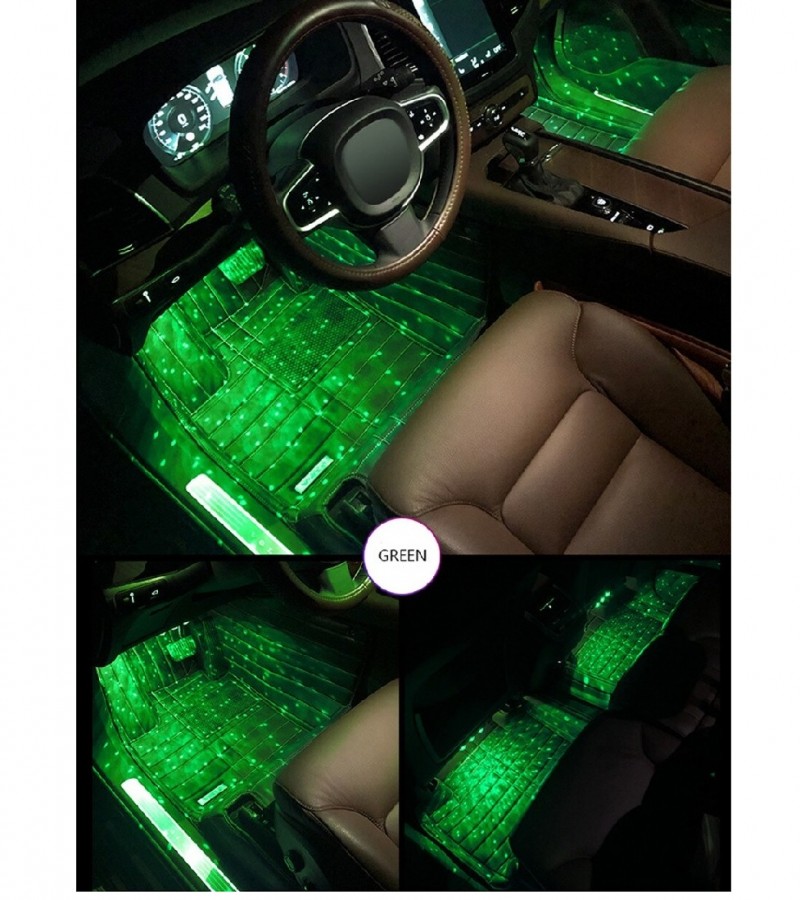 Car Interior Seat Bottom Decorative Music & Voice Control Light