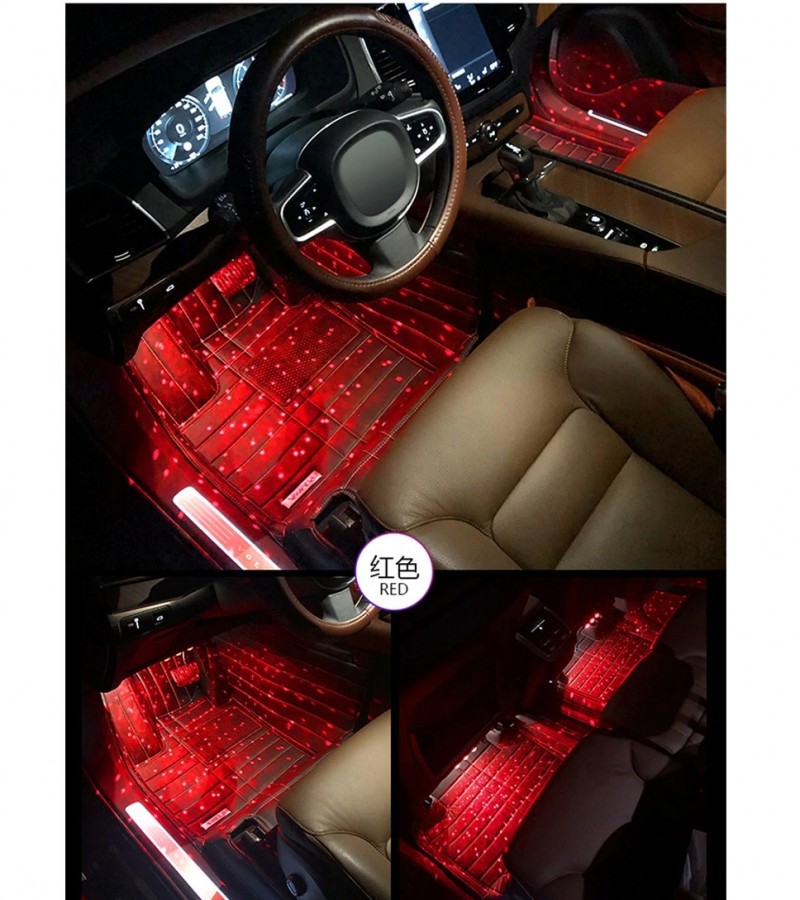 Car Interior Seat Bottom Decorative Music & Voice Control Light
