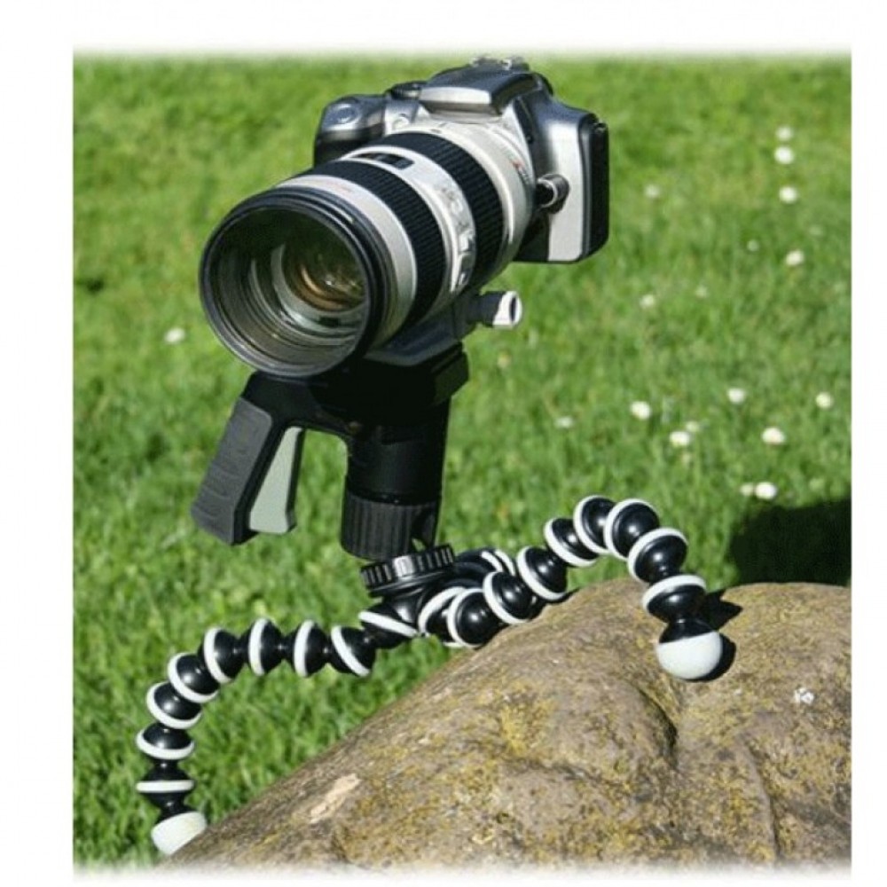 Gorilla Camera And Mobile Tripod Stand 829 - Black