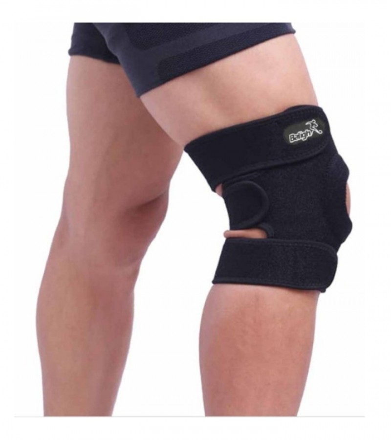 Hot Sharper Knee Support Belt - Black