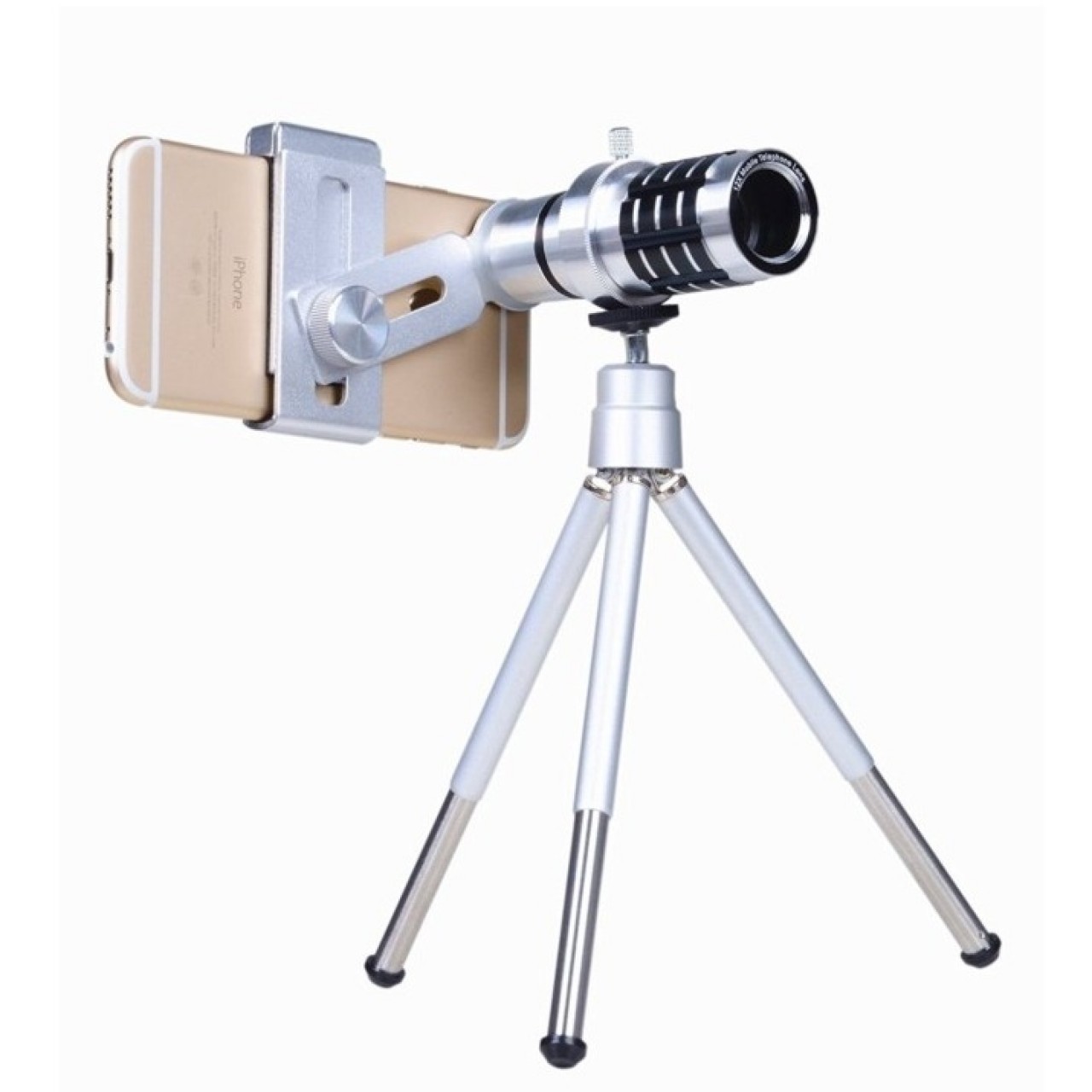 Mobile Phone Tripod with Phone Camera Kit 12x Optical Zoom Universal