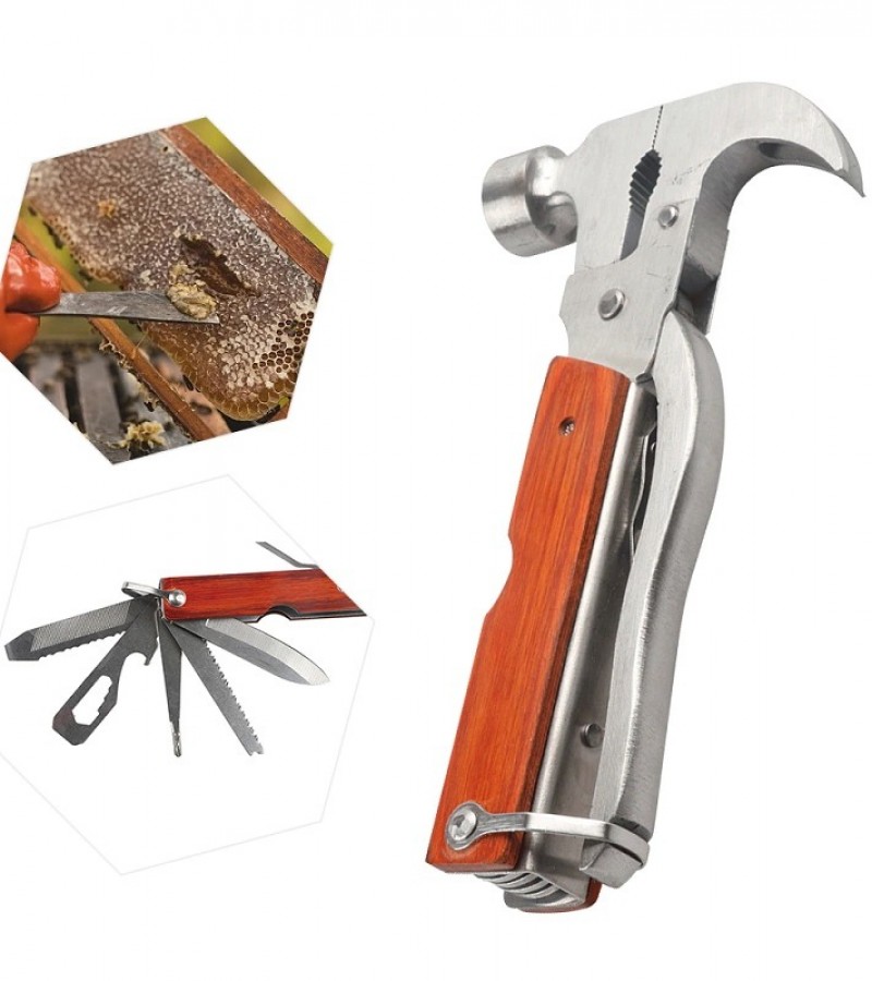Multi-functional Bee Hive Tool Combination Claw Hammer