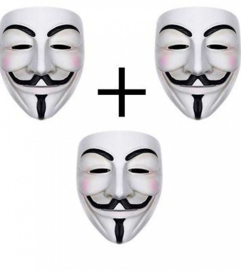 Pack of 3 - V for Vendetta Masks