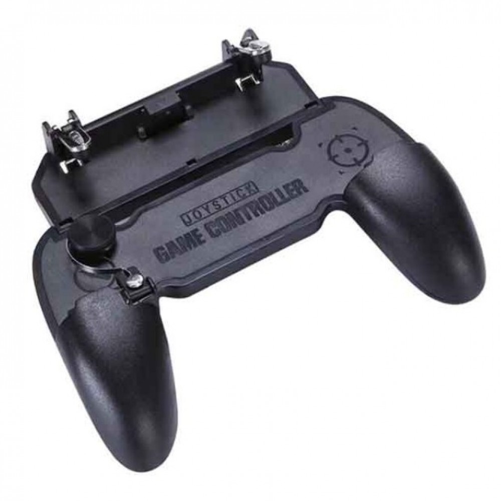 PUBG W11Plus Mobile Game Pad L1R1 With Joystick Trigger - Black