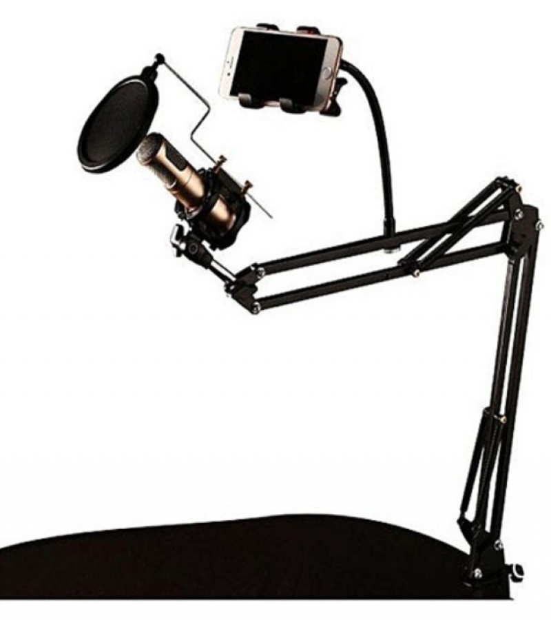 Remax CK100 Mobile Recording Studio Microphone Holder - Black