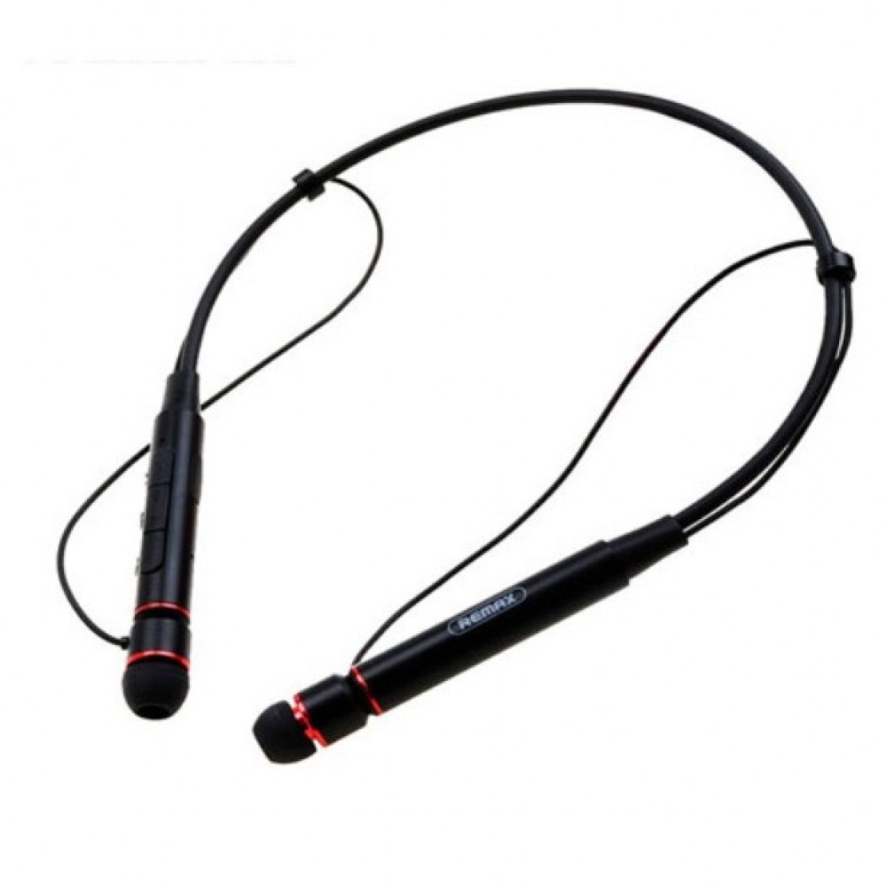 Remax RB-S6 Neckband Sports Wireless 4.1 Bluetooth Headset - Black