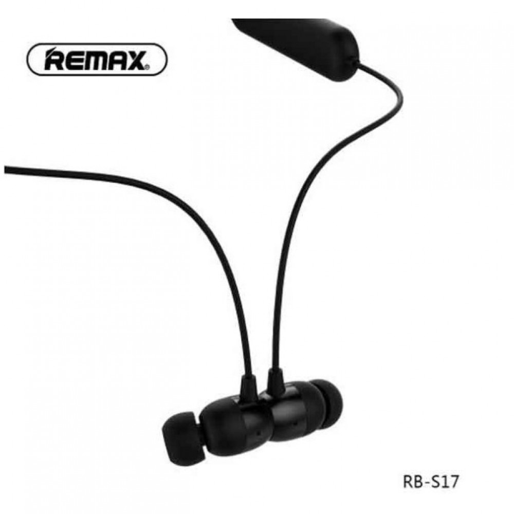 Remax Sports Bluetooth RB-S17 Neckband Headset - Black