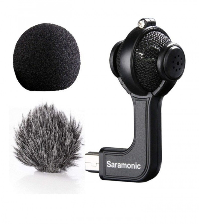 Saramonic G-Mic Gopro Mic Accessories Mini Dual Stereo Ball Professional Microphone for Gopro Hero4