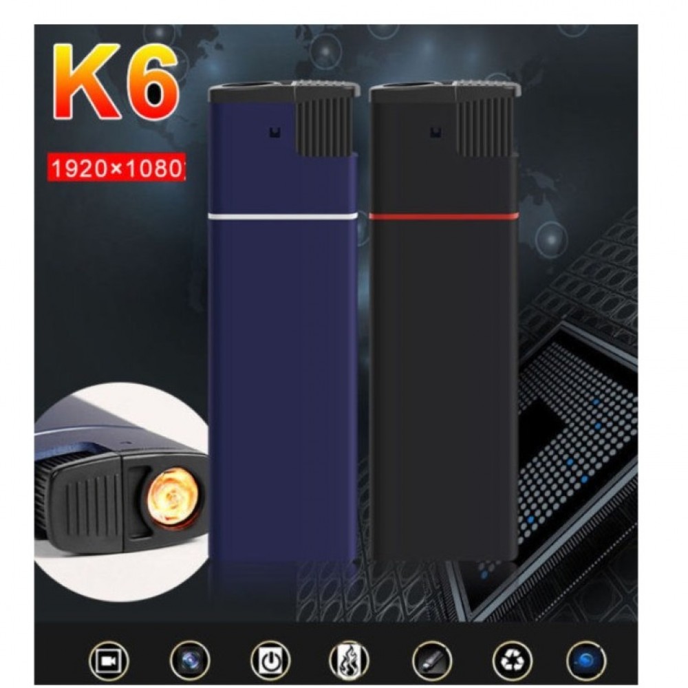 Spy Camera Nanny Mini USB Pen Lighter Camcorder IR Night Video DVR K6