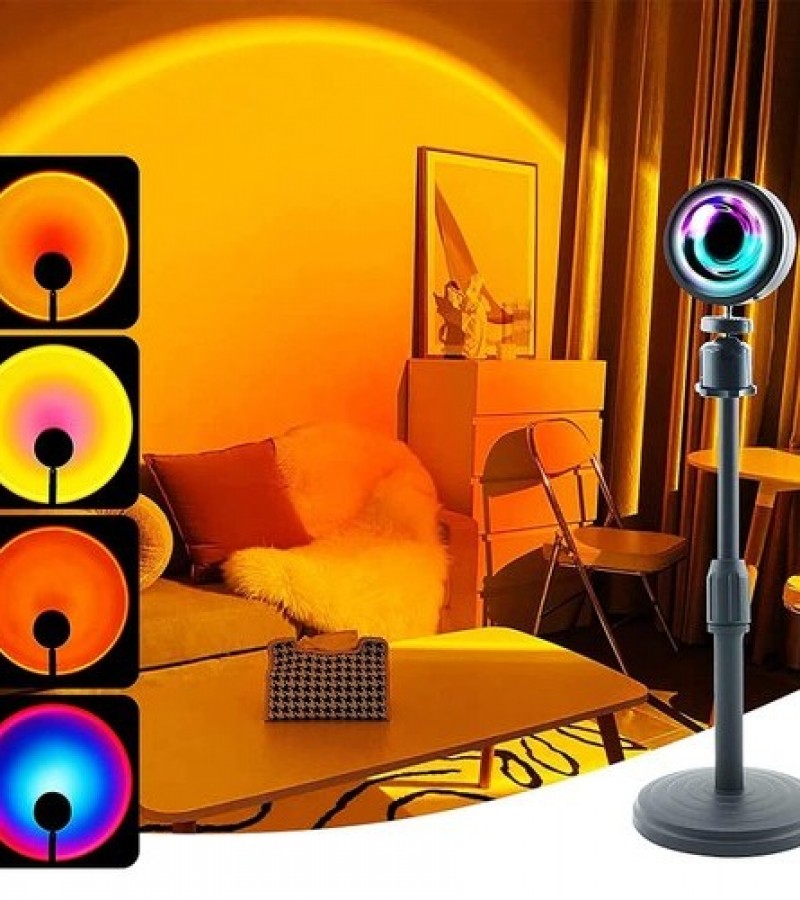 Sunset Projection Lamp, Romantic projector light for photography,home,bedroom,selfie