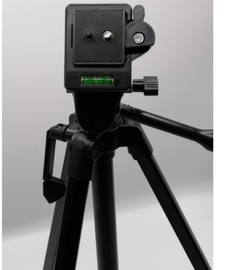 Tripod D440 Model For Mobile & Cameras Edition For Video And Stills With Smooth Head - Black
