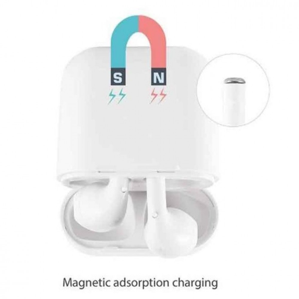 Twin True I9S Wireless Bluetooth V4.2 Earbuds, Double Earpiece, Twins Earphones with Magnetic Chargi