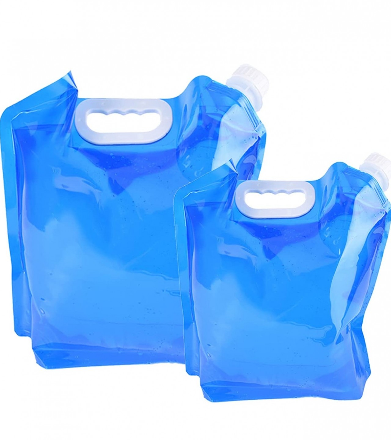 Water Container 5L Portable Foldable Water Free Plastic Water Carrier for Hiking Camping Picnic