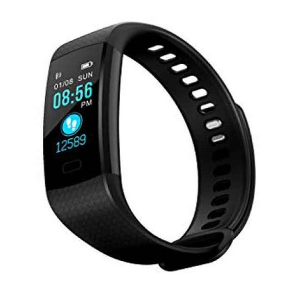 Y5 Smart Band Color Screen With Heart Rate Passometer Foot Steps Fitness Activity IP67 Waterproof