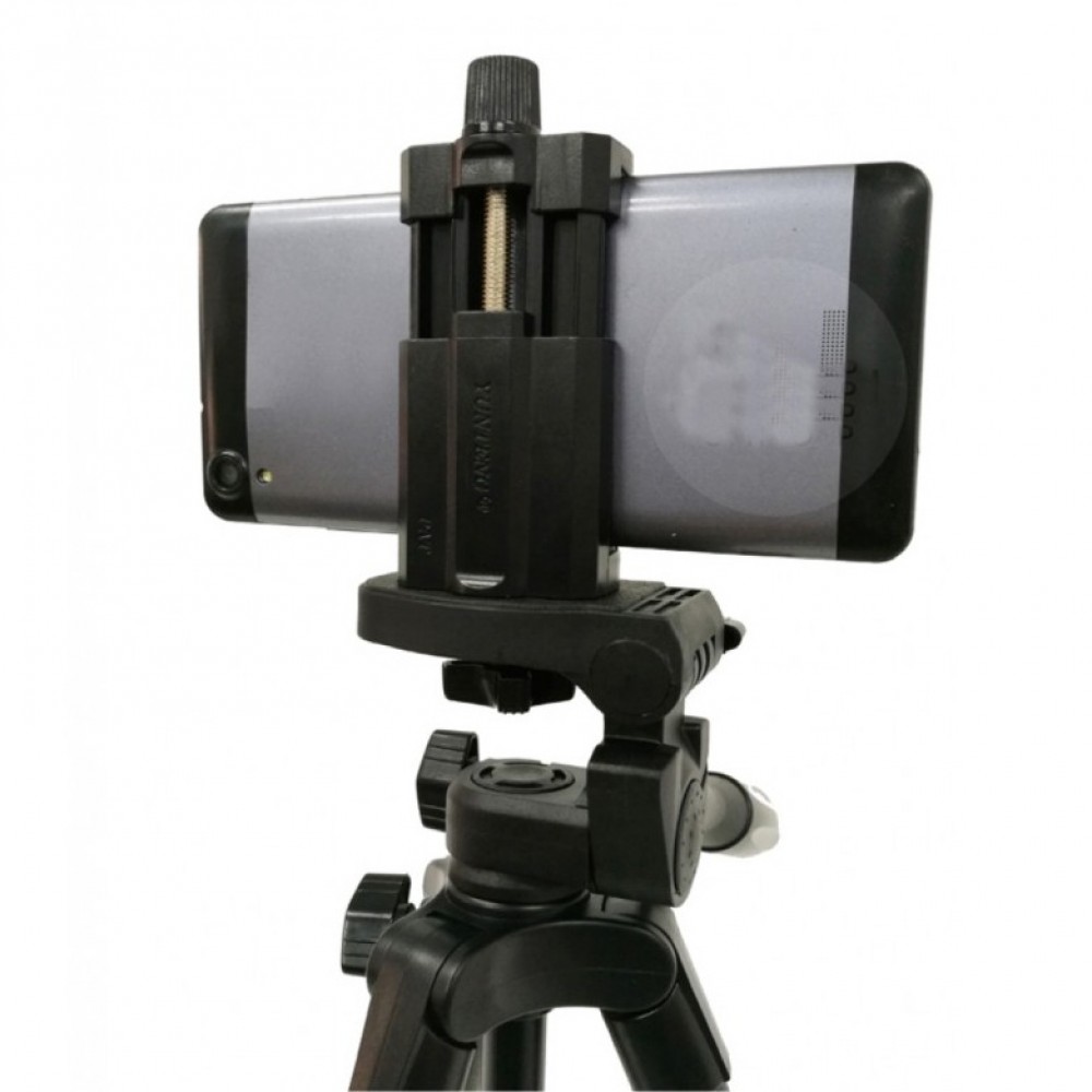 Yunteng VCT5218 Professional Camera Tripod Portable For Camera And Mobile Phones Photograph - Black